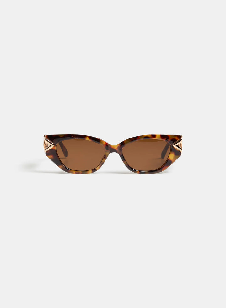 Laura Cat-Eye Tortoiseshell Sunglasses