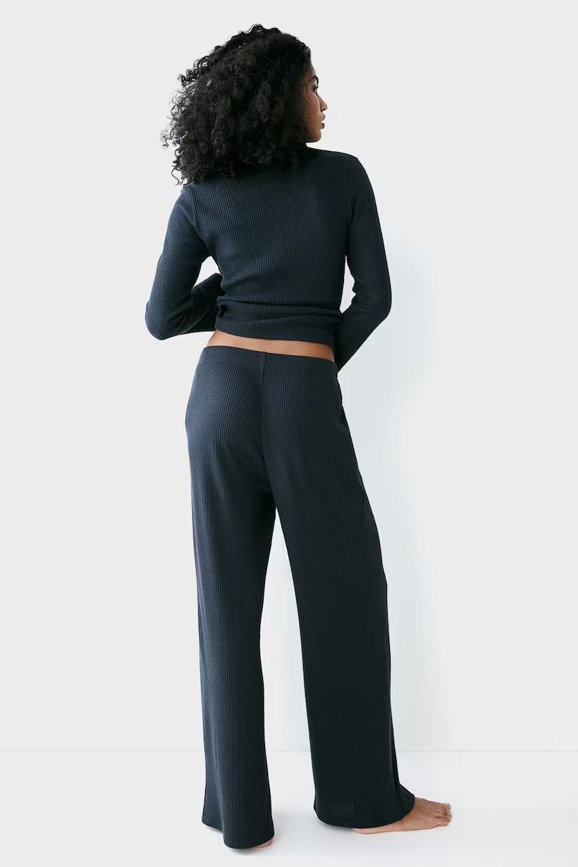 H&M Ribbed jersey pyjamas