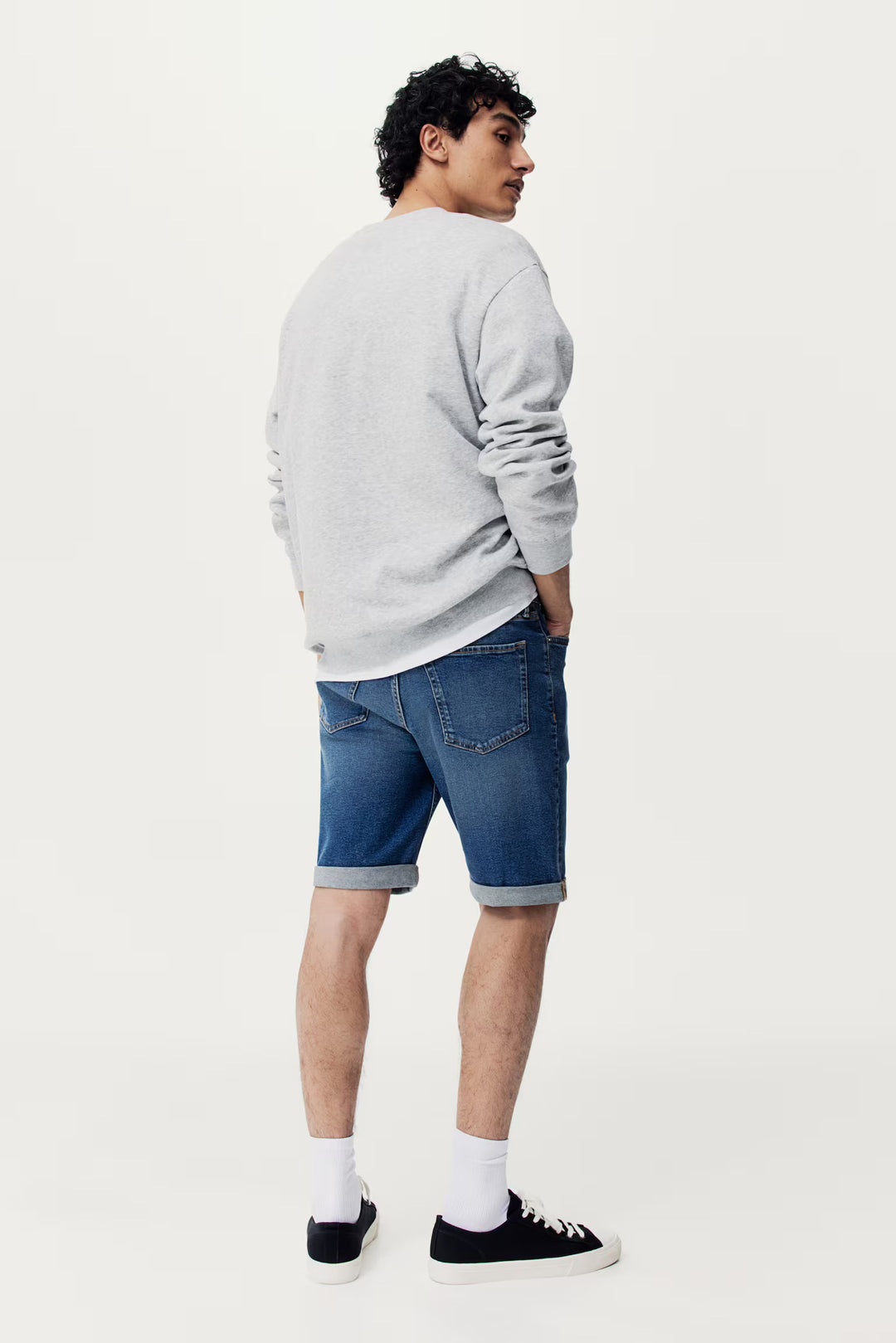 H&M Slim Denim Shorts