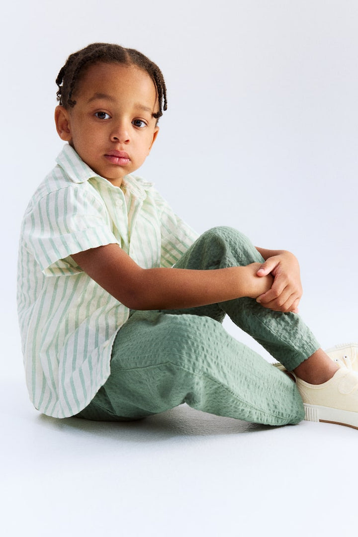 H&M Cotton Seersucker Shirt