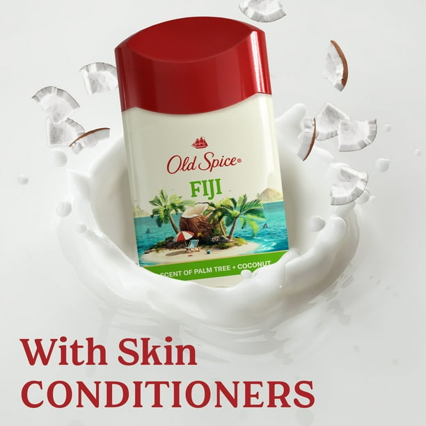 Old Spice Men's Antiperspirant & Deodorant Fiji with Palm Tree, 24/7 Sweat Protection, 73 g