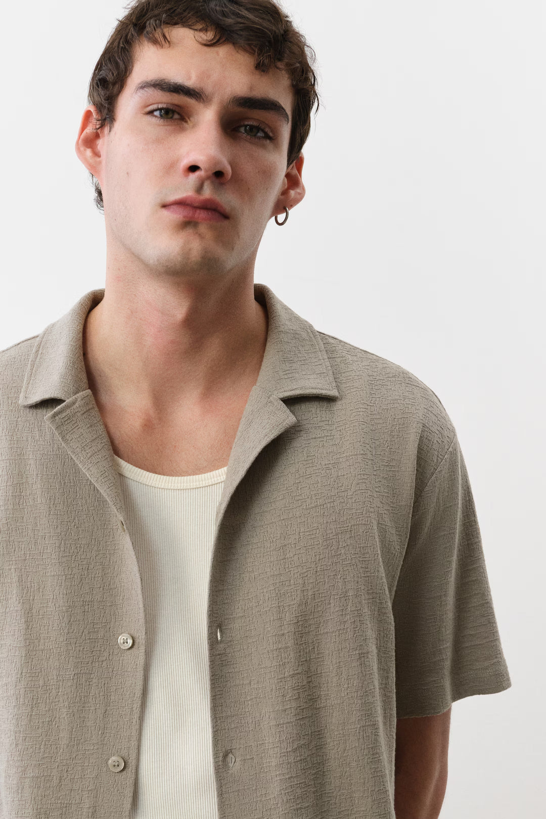 H&M Regular-Fit Jersey Resort Shirt