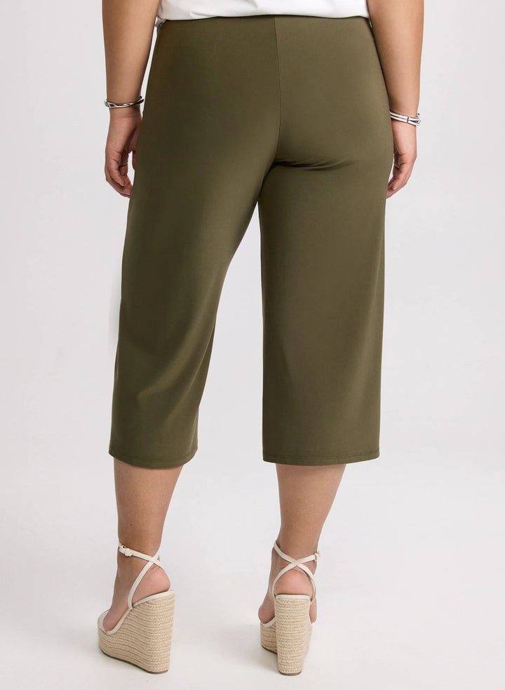 LAURA Side Slit Pull-On Capris