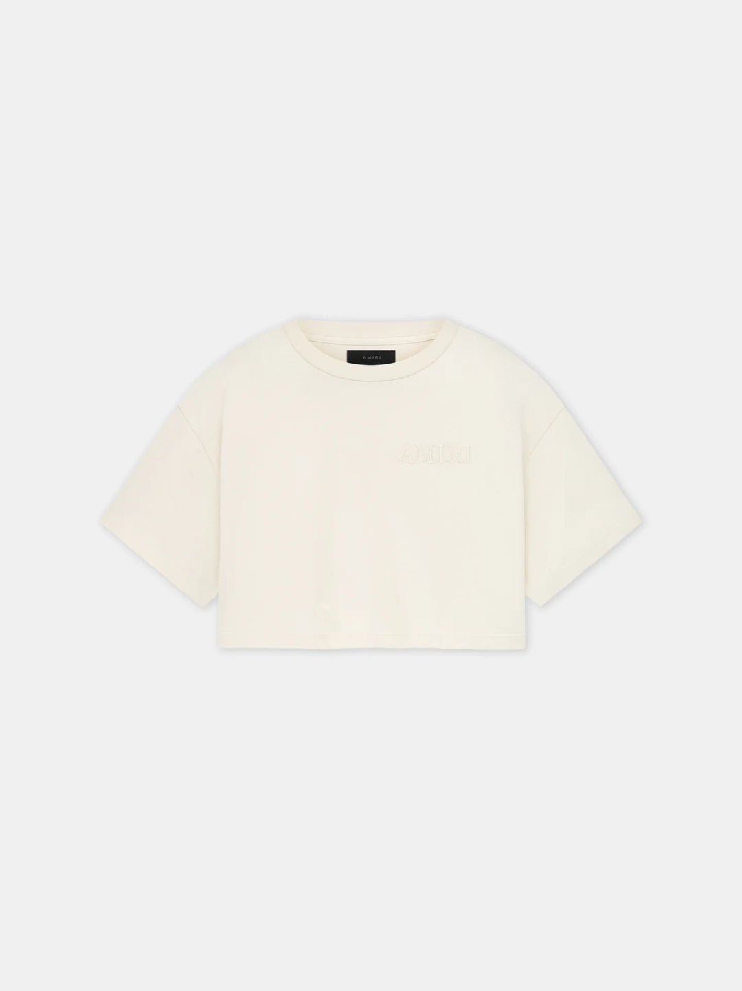 AMIRI WOMEN'S AMIRI EMBROIDERED CROPPED TEE