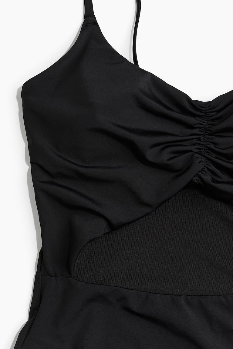 H&M Padded-Cup High-Leg Swimsuit