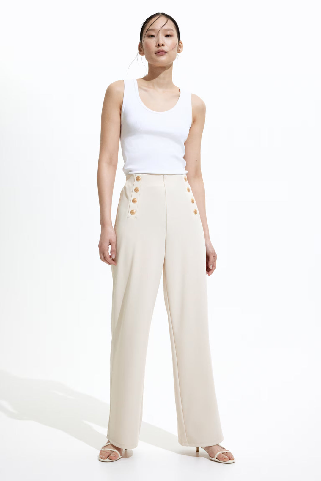 H&M Button-front Pants