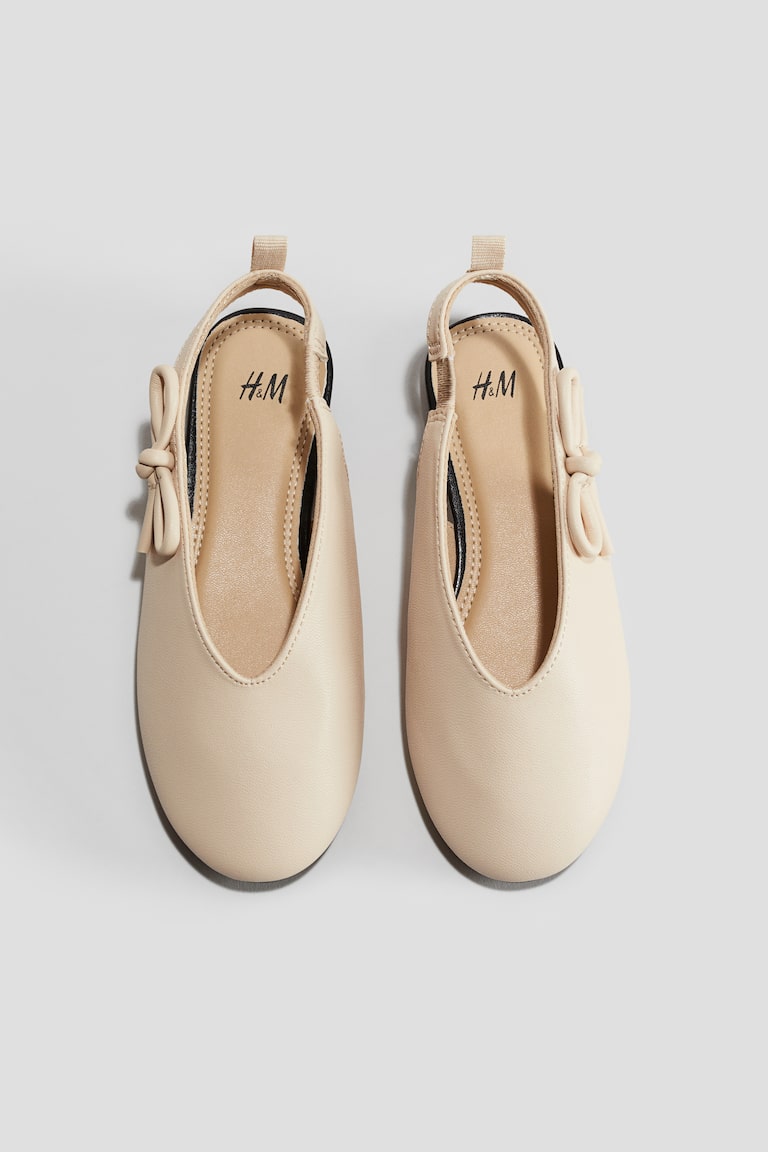 H&M Bow-Detail Slingbacks