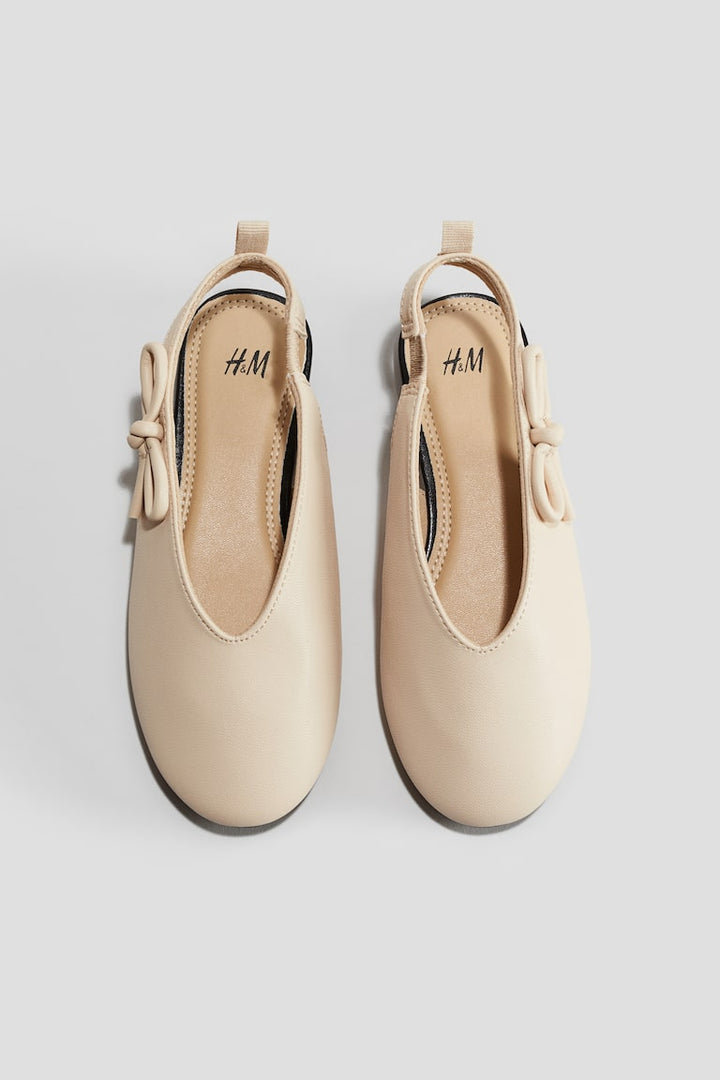 H&M Bow-Detail Slingbacks