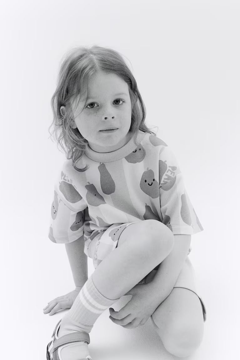 H&M 2-PIECE PRINTED SWEATSUIT
