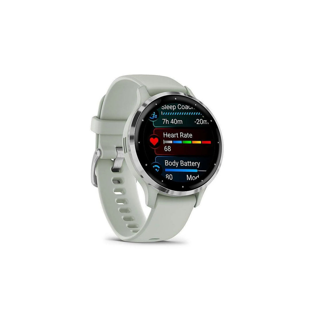 Garmin Venu® 3S, GPS Smartwatch, AMOLED Display, Advanced Health and Fitness Features, Up To 10 Days Of Battery, Sage Gray