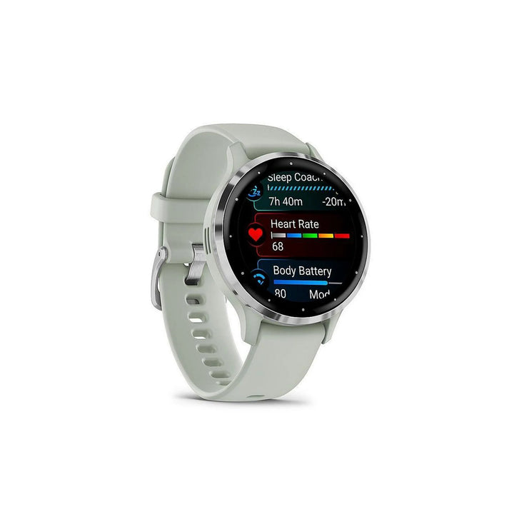 Garmin Venu® 3S, GPS Smartwatch, AMOLED Display, Advanced Health and Fitness Features, Up To 10 Days Of Battery, Sage Gray