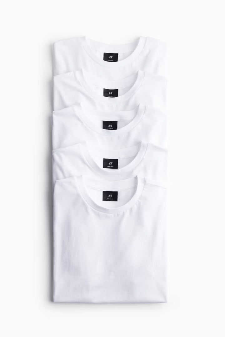 H&M 5-pack Regular Fit T-shirts