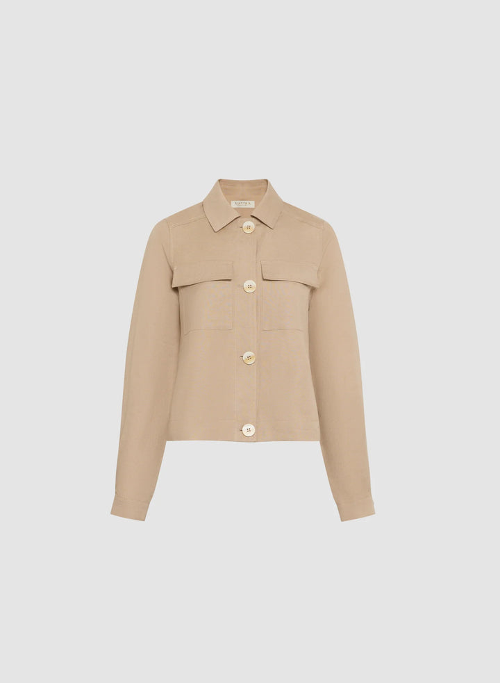 LAURA Short Linen Jacket