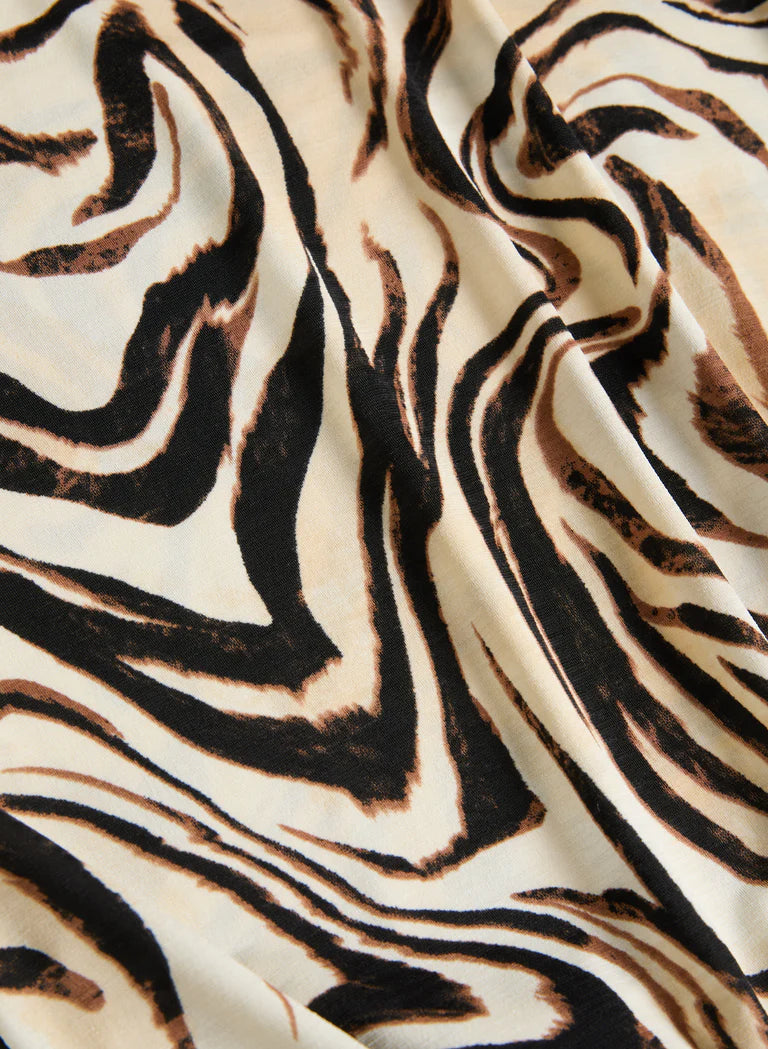 LAURA Zebra Print Top