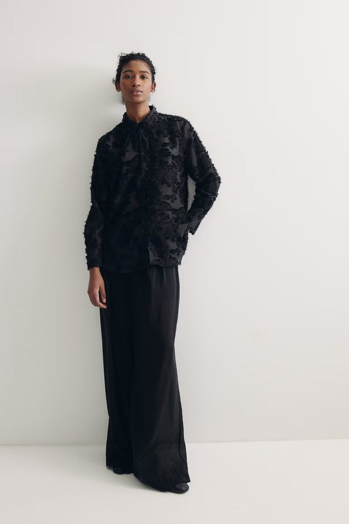 H&M Textured-weave Shirt