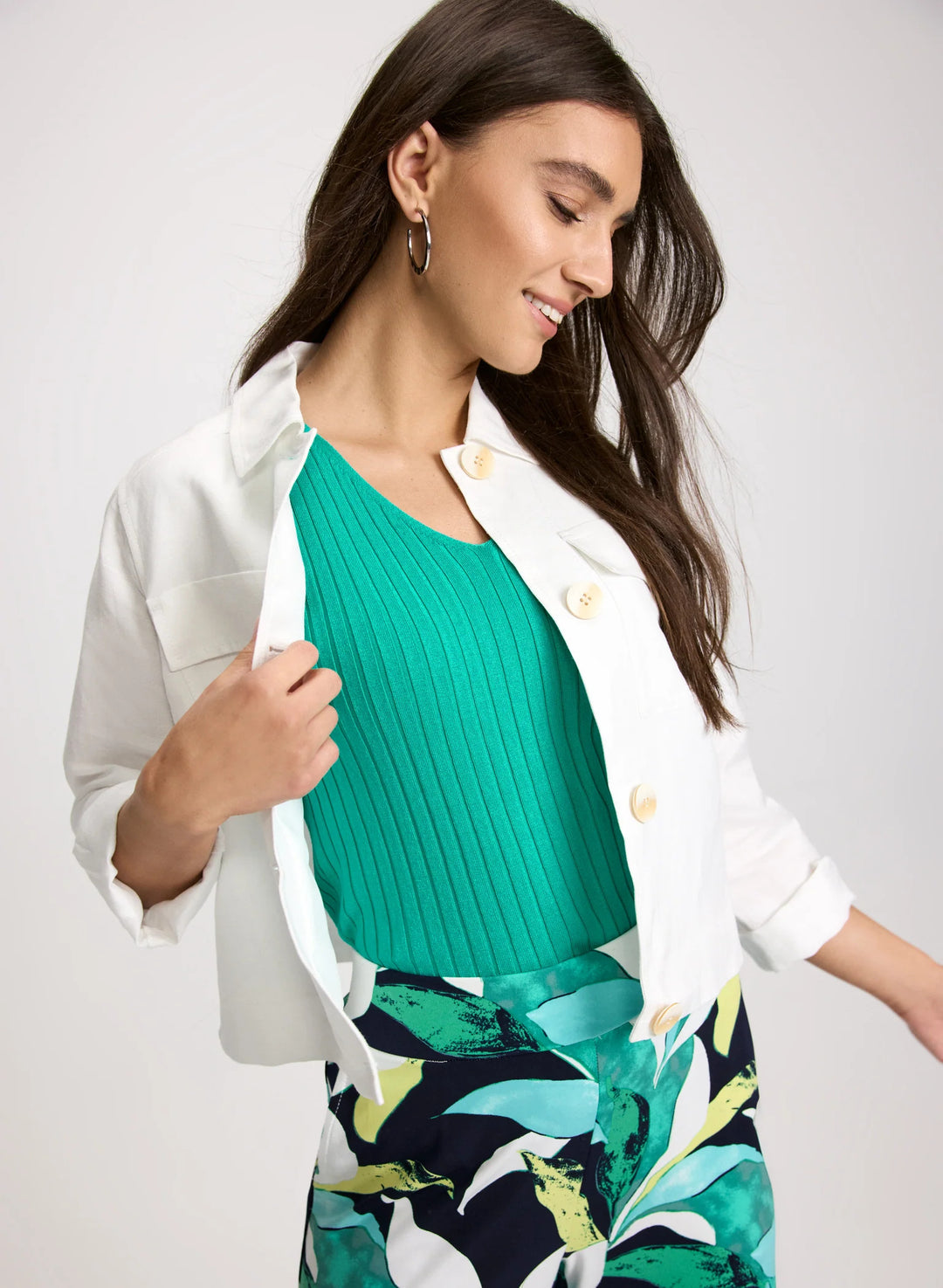 LAURA Short Linen Jacket