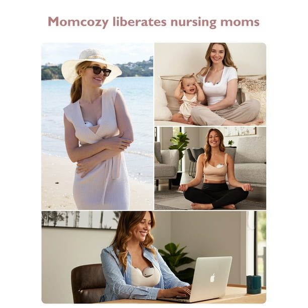 Momcozy M5 Hands Free Breast Pump, Wearable Breast Pump with 3 Modes & 9 Levels