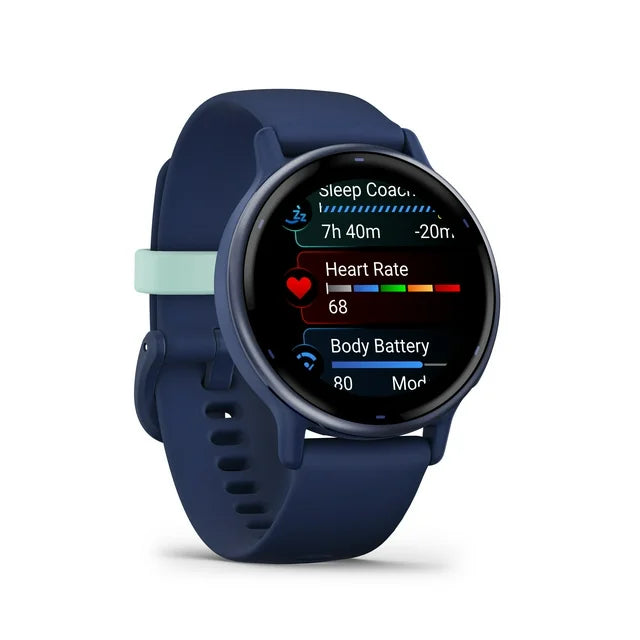 Garmin vivoactive® 5, Health and Fitness GPS Smartwatch, AMOLED Display, Up To 11 Days Of Battery, Navy