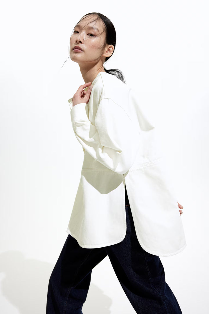 H&M Pullover Twill Blouse