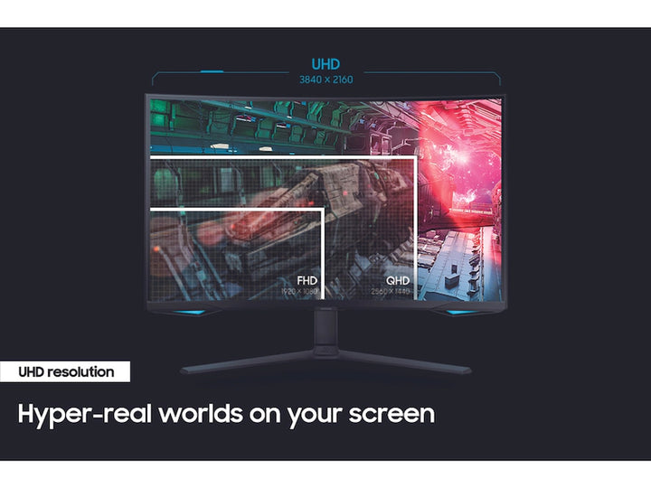 Samsung 32" Odyssey Neo G7 4K UHD 165Hz 1ms(GTG) Quantum HDR2000 Curved Gaming Monitor