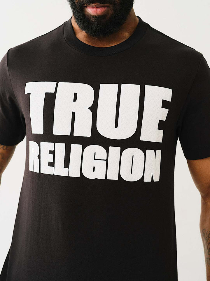 TRUE RELIGION HIGH DENSITY LOGO TEE