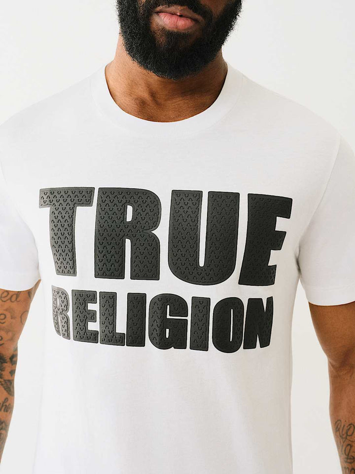 TRUE RELIGION HIGH DENSITY LOGO TEE