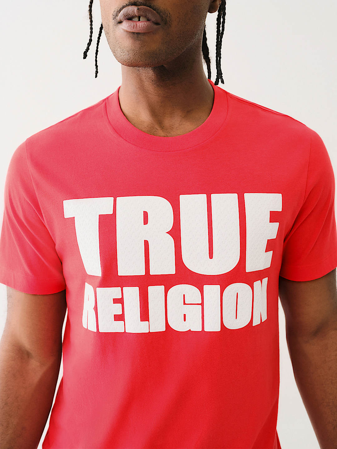 TRUE RELIGION HIGH DENSITY LOGO TEE