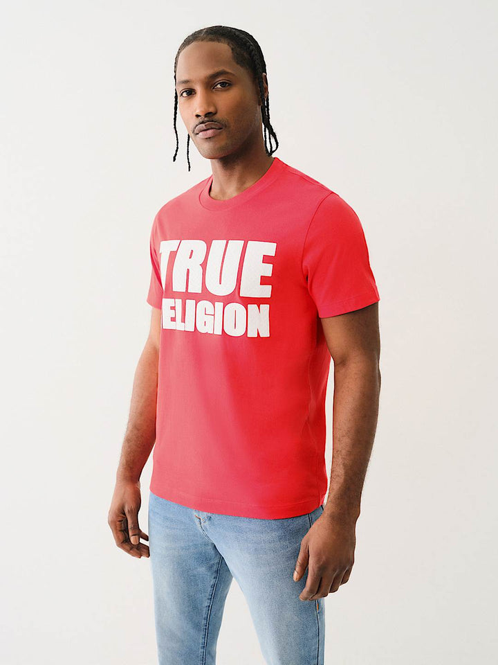TRUE RELIGION HIGH DENSITY LOGO TEE
