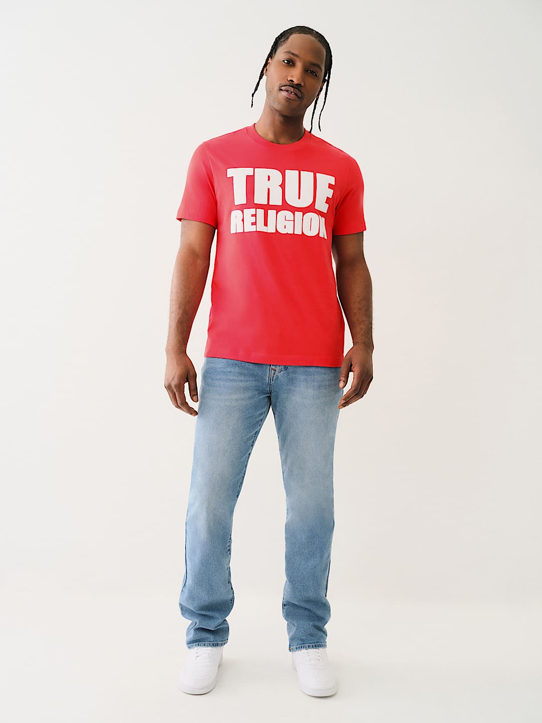 TRUE RELIGION HIGH DENSITY LOGO TEE