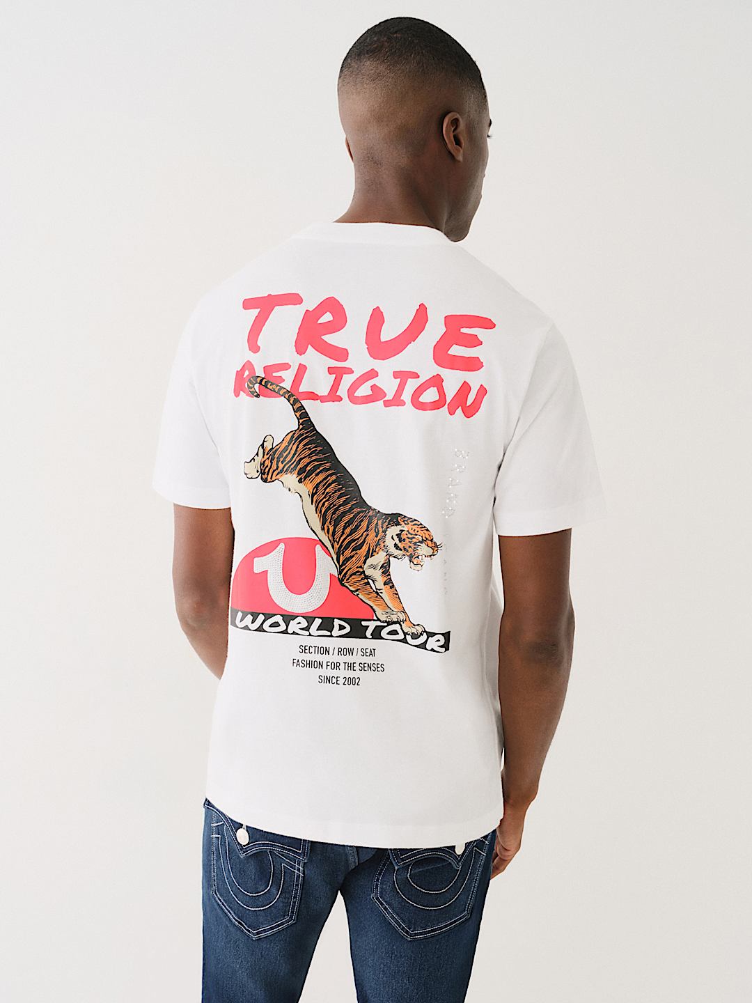 TRUE RILIGION TIGER GRAPHIC CREW TEE