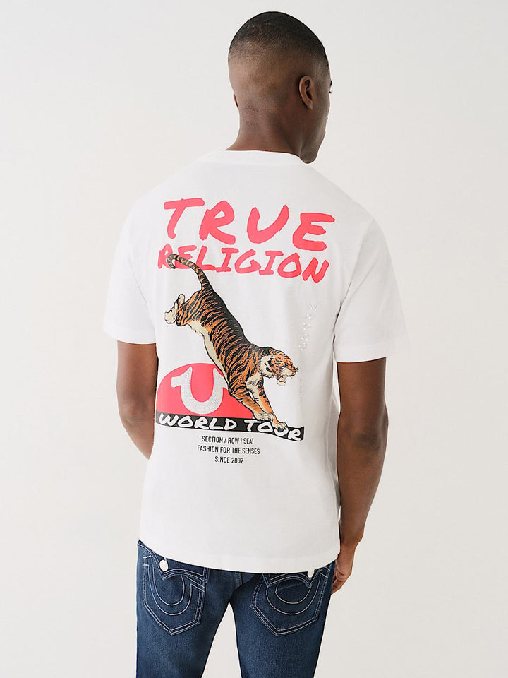 TRUE RILIGION TIGER GRAPHIC CREW TEE