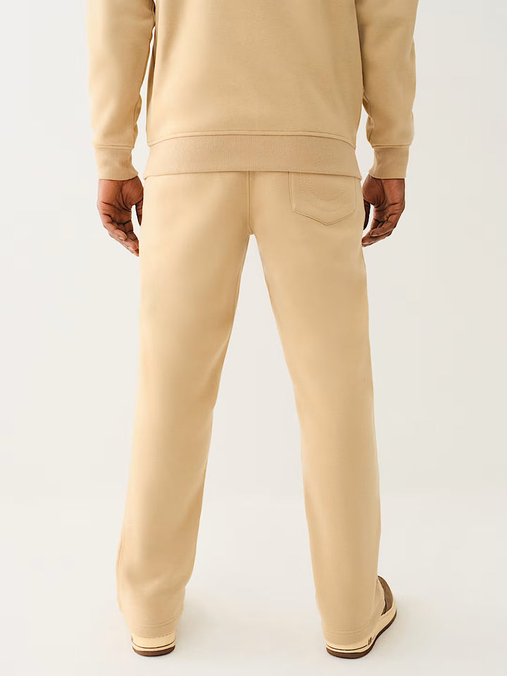 TRUE RELIGION ARCHED LOGO STRAIGHT LEG SWEAT PANT