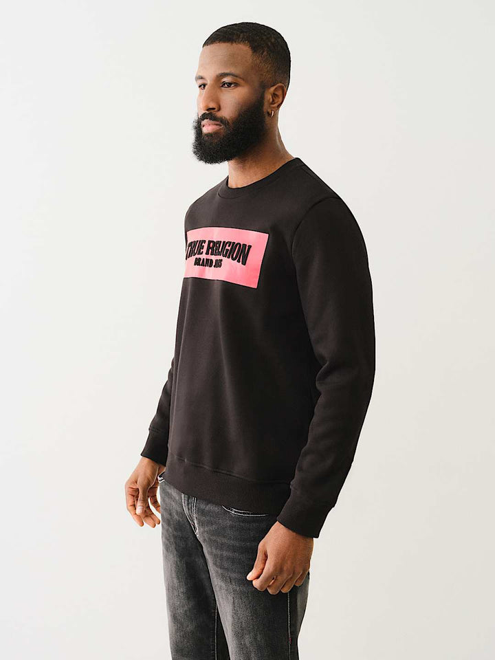 True Religion EMBOSSED ARCH LOGO SWEATSHIRT