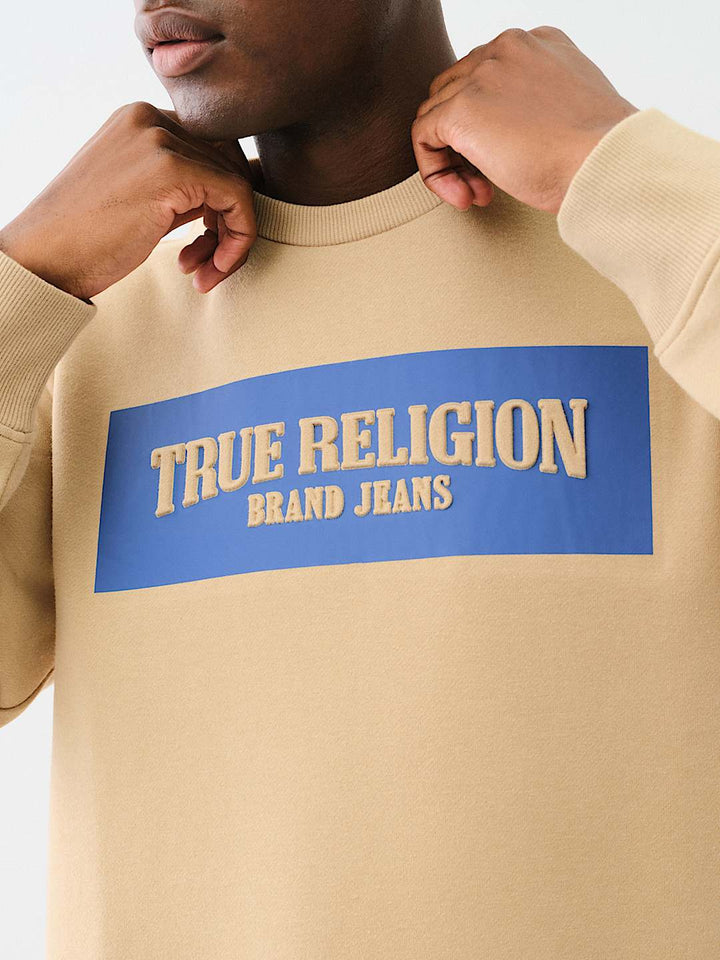 True Religion EMBOSSED ARCH LOGO SWEATSHIRT