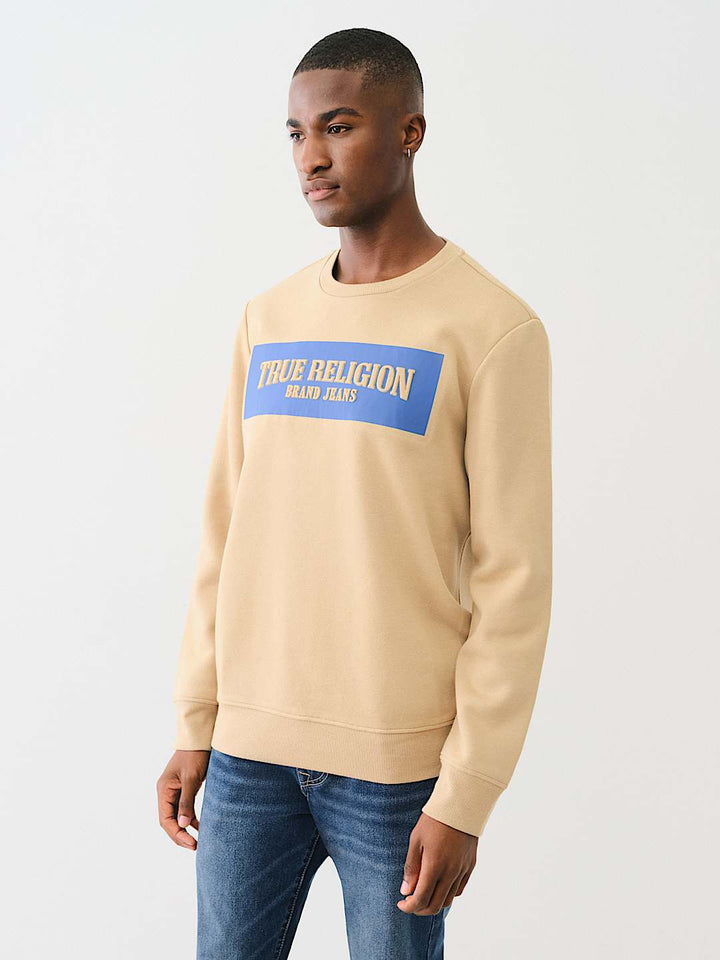 True Religion EMBOSSED ARCH LOGO SWEATSHIRT