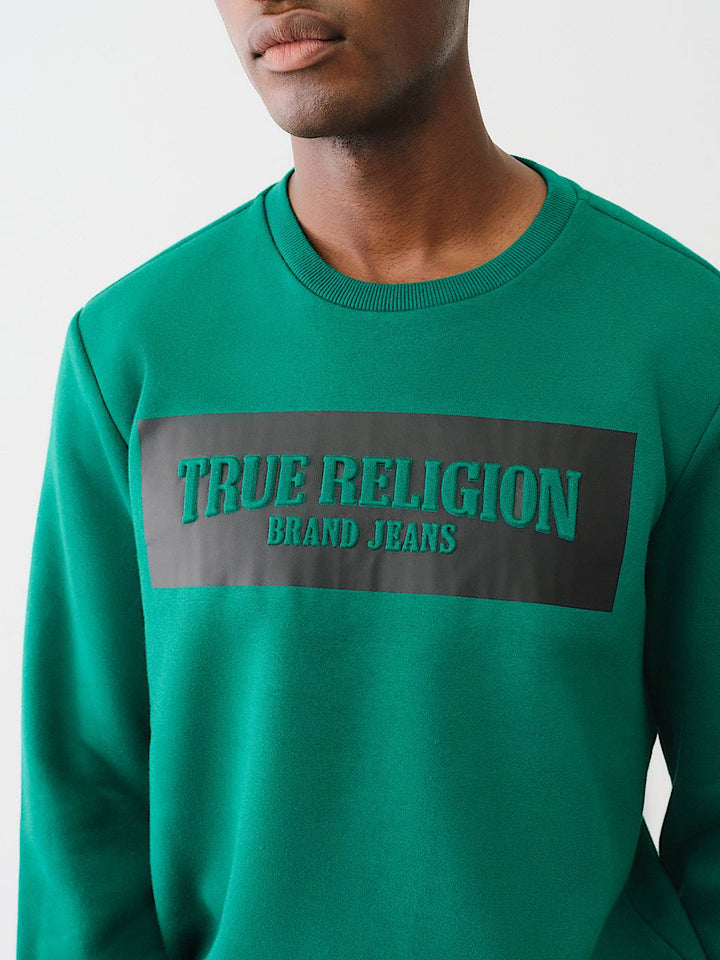 True Religion EMBOSSED ARCH LOGO SWEATSHIRT