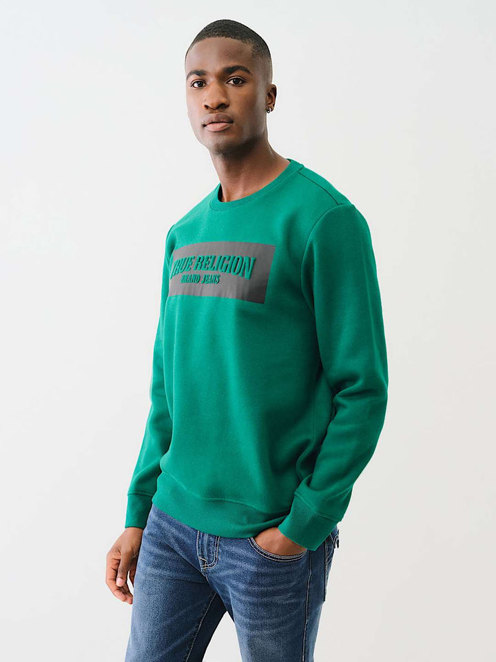 True Religion EMBOSSED ARCH LOGO SWEATSHIRT