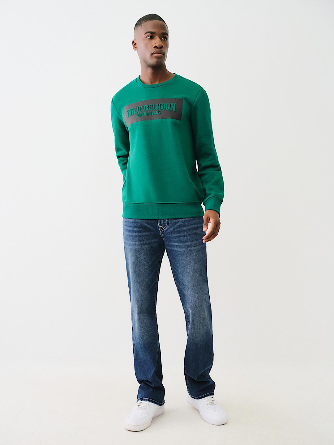 True Religion EMBOSSED ARCH LOGO SWEATSHIRT