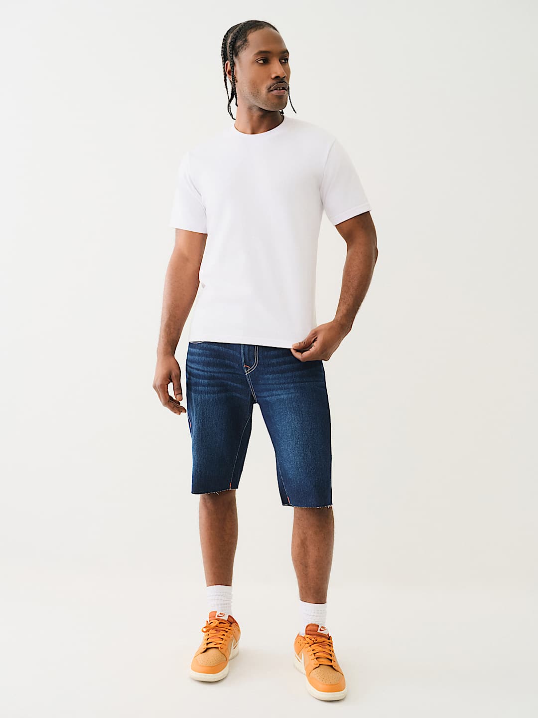 TRUE RELIGION RICKY FRAYED SHORT