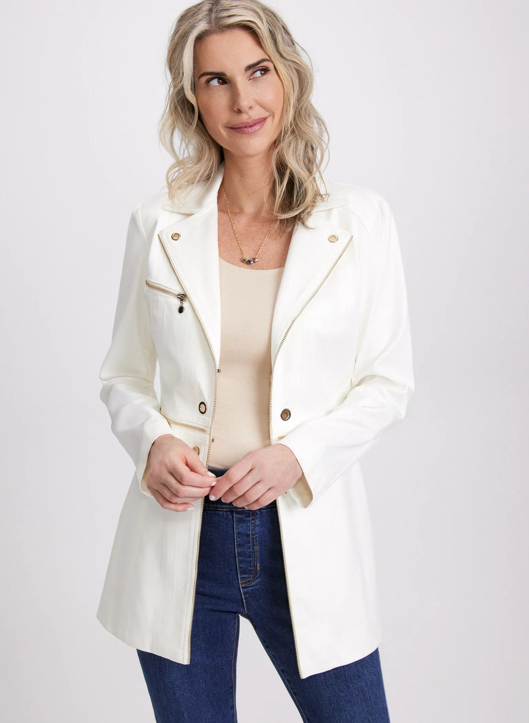 LAURA Open-Front Redingote Jacket