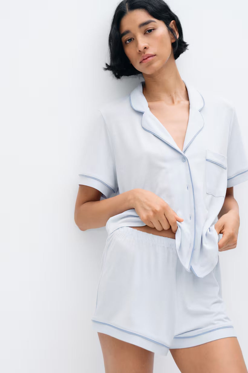 H&M Pajama Shirt and Shorts