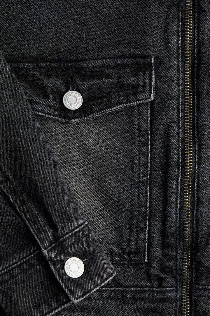 H&M Denim Jacket with Zipper