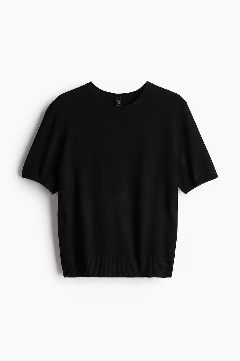 H&M  Fine-Knit T-Shirt