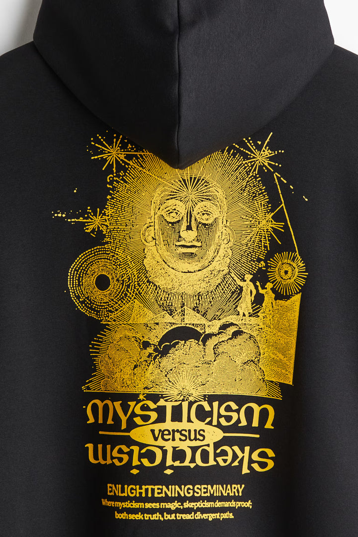 H&M Loose Fit Printed Hoodie