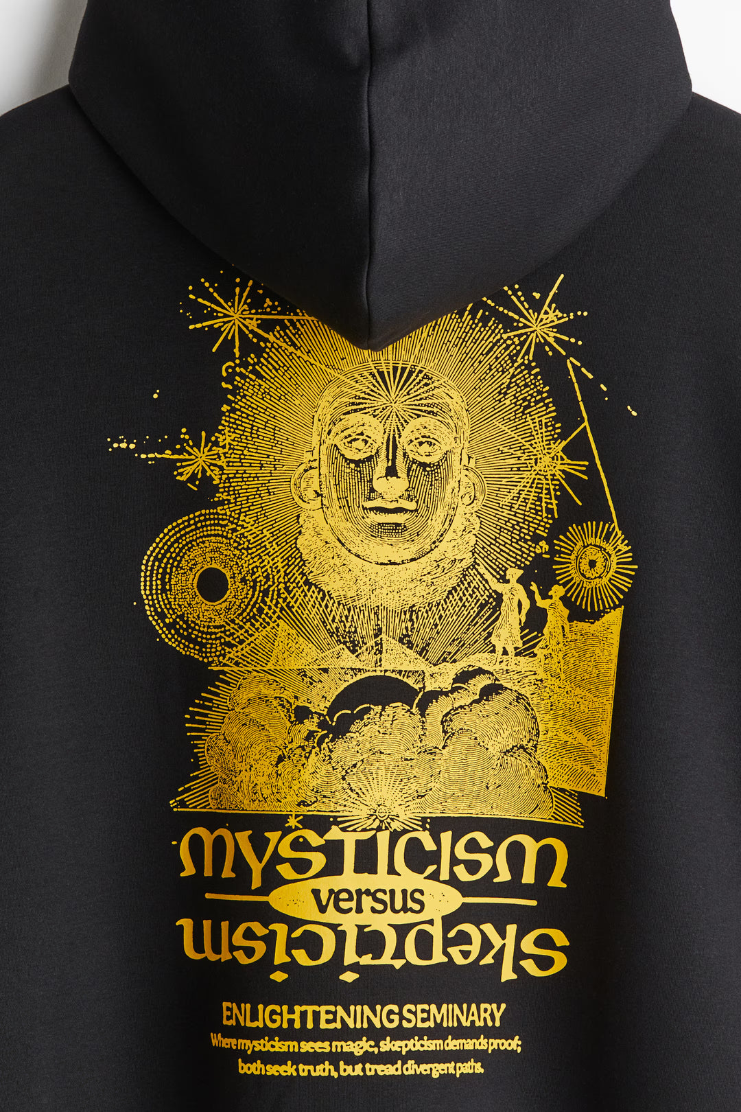 H&M Loose Fit Printed Hoodie