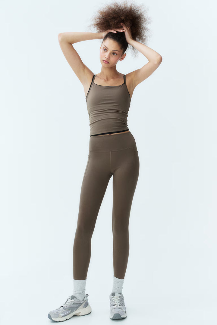 H&M Pocket-Detail Sports Leggings with DryMove™