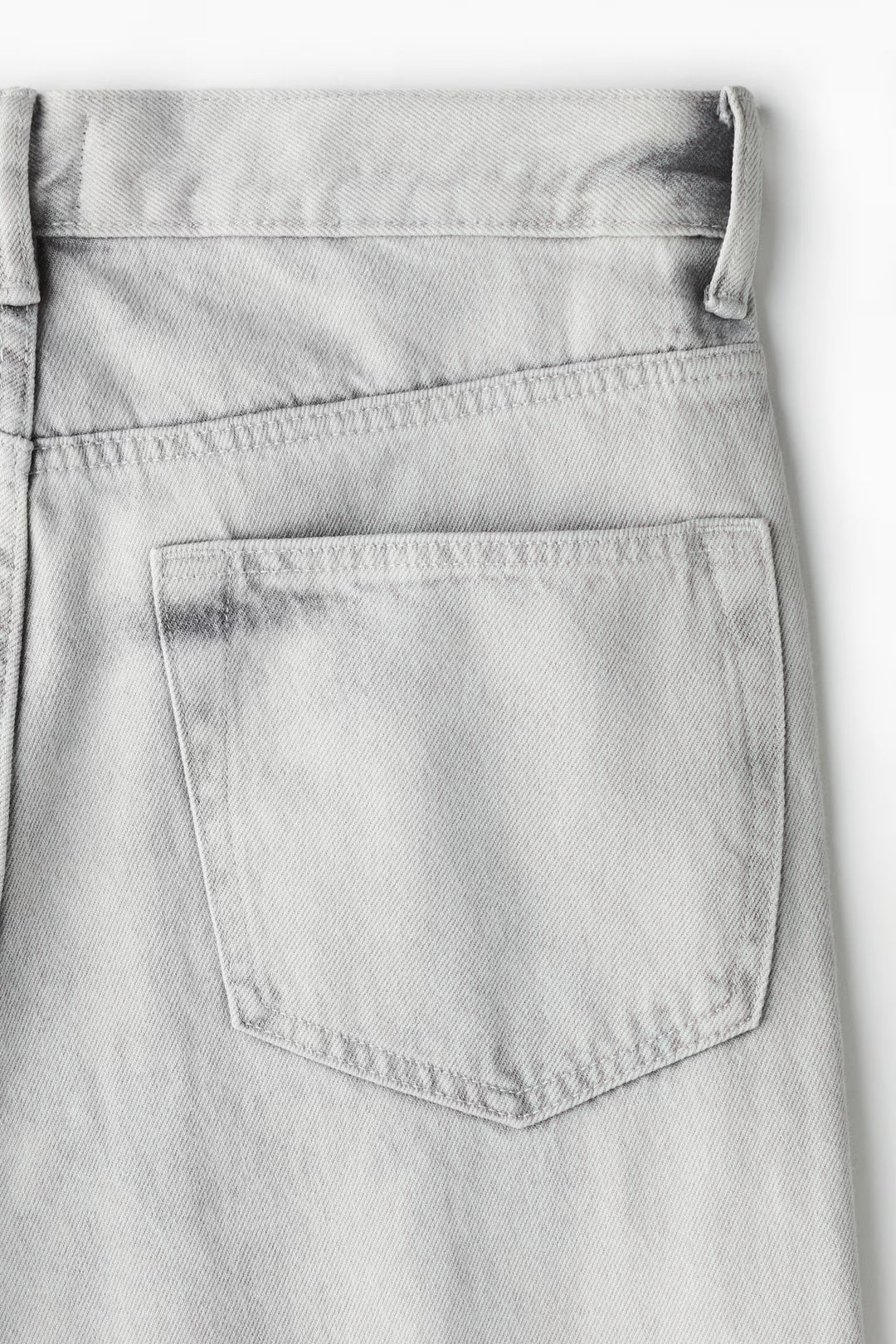 H&M Loose Straight High Jeans