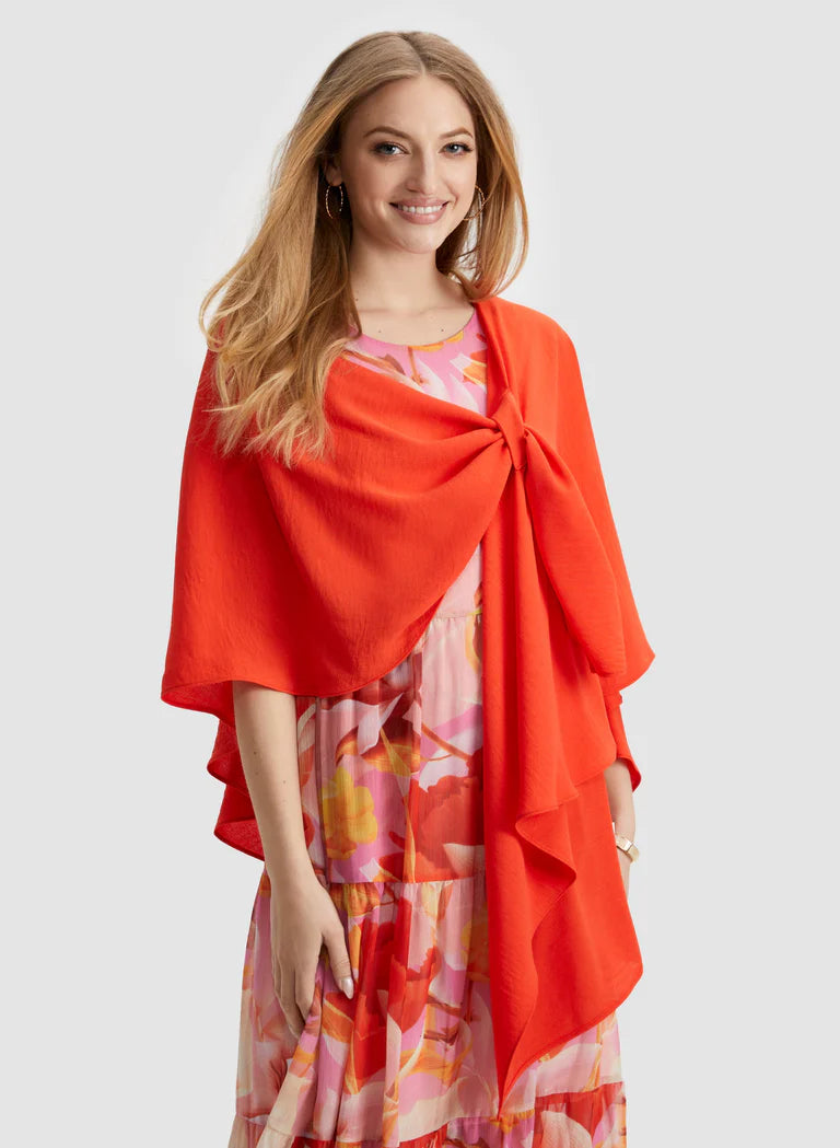 LAURA Textured Crepe Shawl