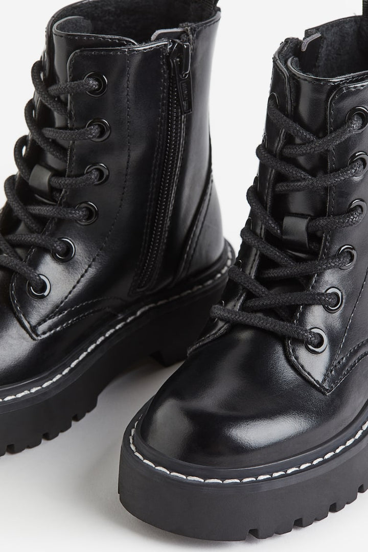 H&M Lace-up Boots