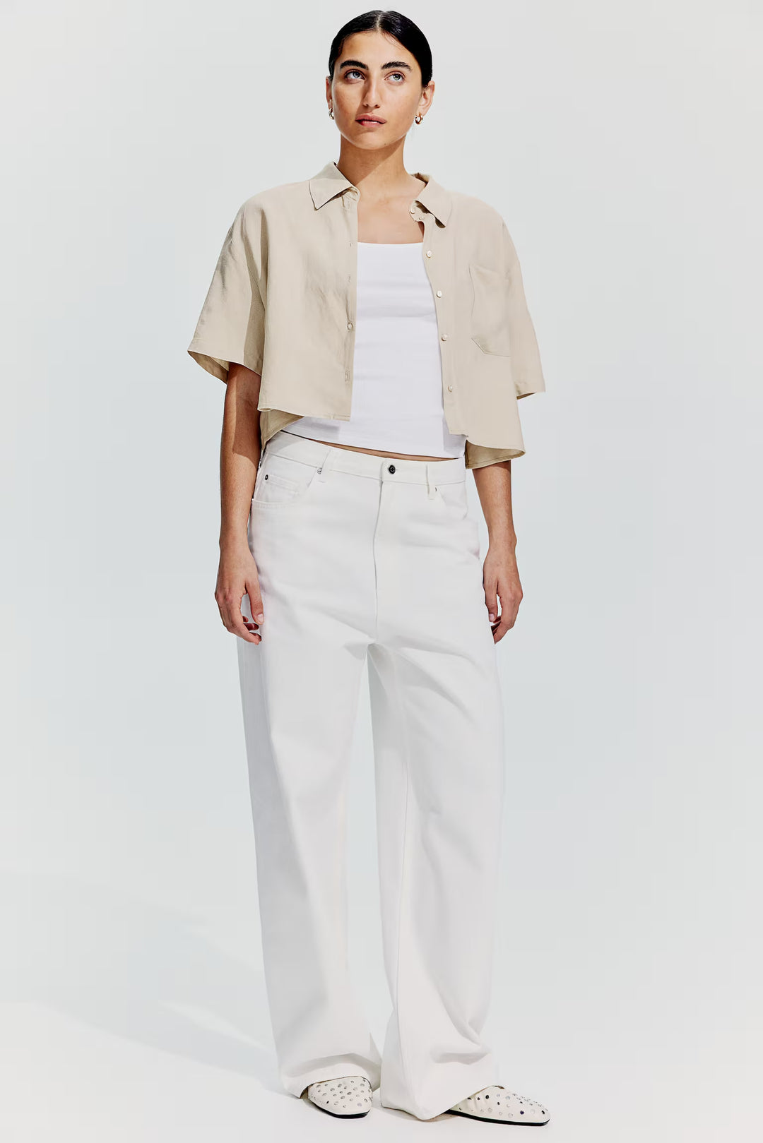 H&M Linen-Blend Shirt